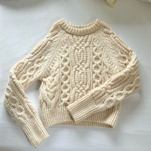 Zara Woven Knit Sweater